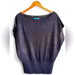 💜 On-Trend FW2025💜
Alice + Olivia— Sleeveless, Metallic, Knit Blend Sparkly Top